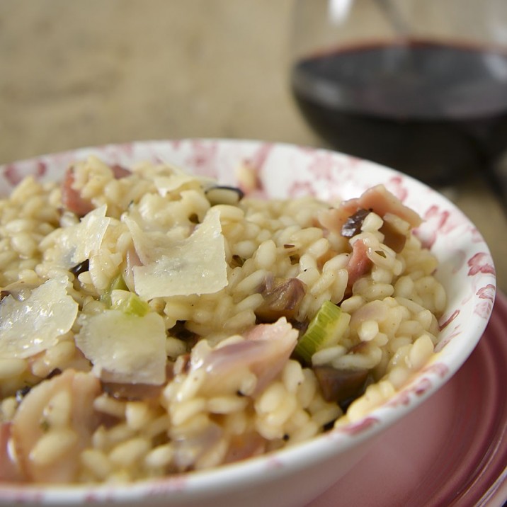 Sweet Chestnut and Smoked Bacon Risotto