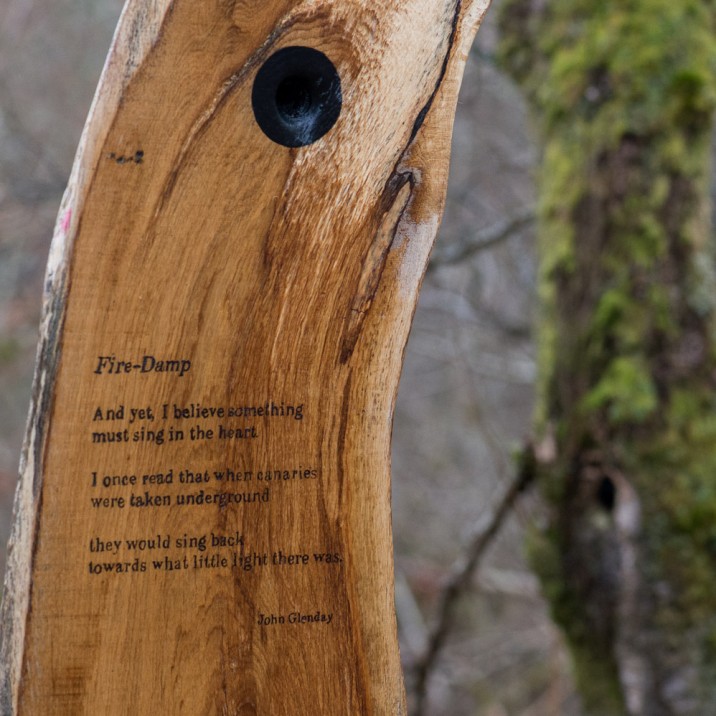 The attention to detail is amazing, especially with this poem that has been scribed into wood.