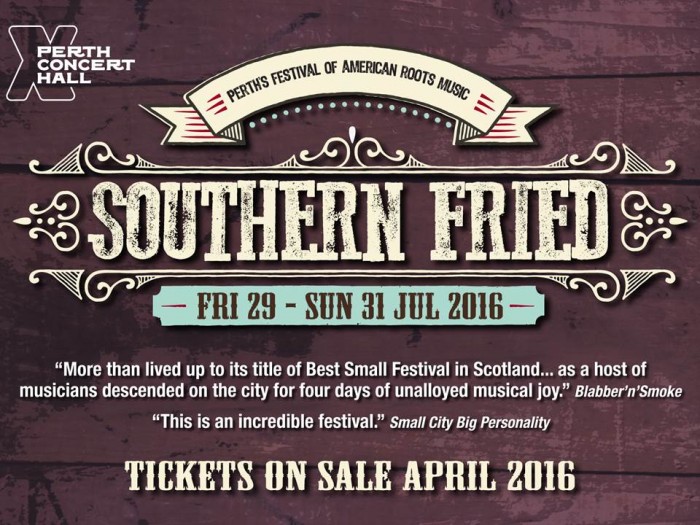 Southern Fried 2016 takes place from Friday 29th - Sun 31st July.