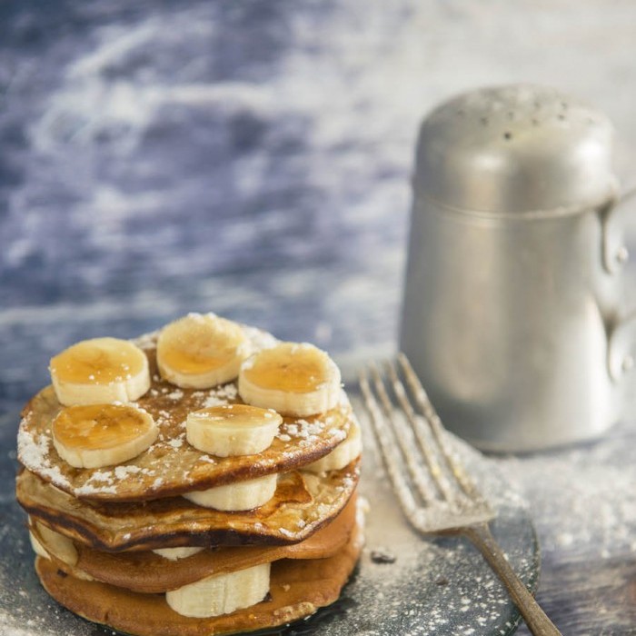 These Buttermilk Peanut Pancakes are delicious and super easy to make.