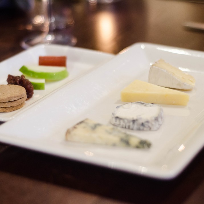 This plate of local cheese and delicious oatcakes makes the perfect finish to any meal.