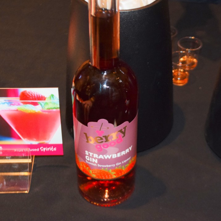 This berry good strawberry gin was fresh, fruity and sweet.  You could also get raspberry flavour too!