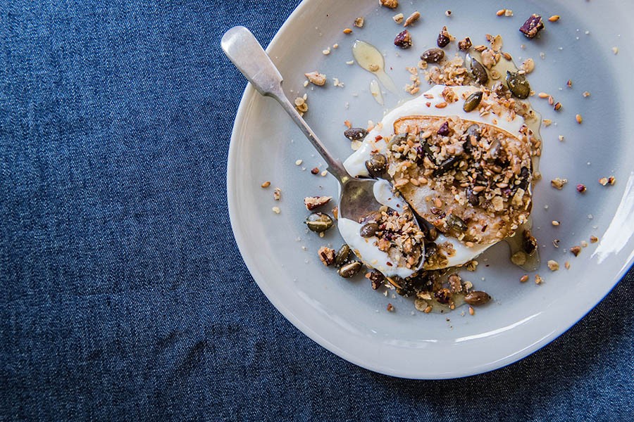 This tasty pear crumble is the perfect dessert for any occasion.