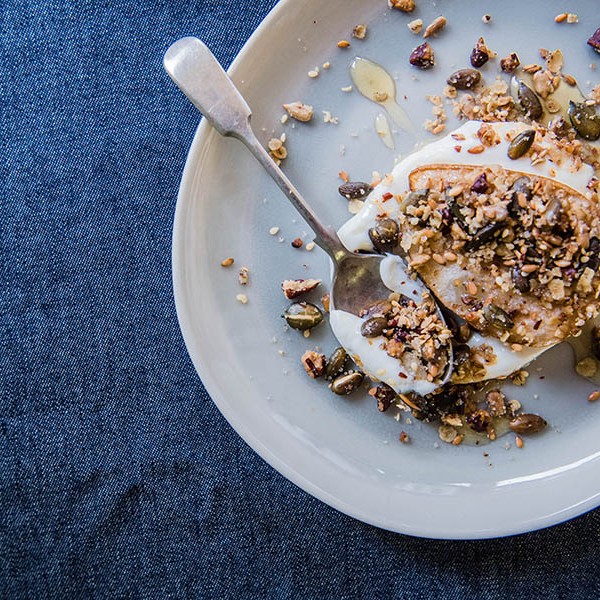 This tasty pear crumble is the perfect dessert for any occasion.