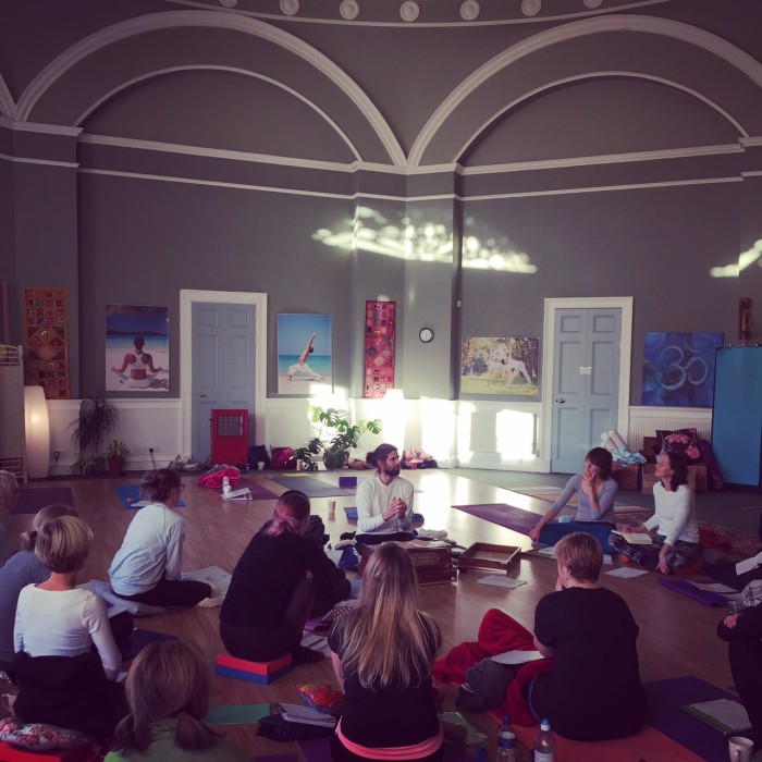 Perth Yoga Studio Wellbeing class listening