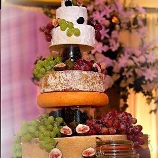 Provender Brown offer cheese wedding cakes as an alternative to the traditional variety.