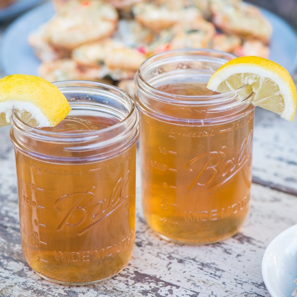 This deliciously refreshing Iced Tea is not only super tasty and easy to make but it's also got medicinal properties and is great for morning sickness!