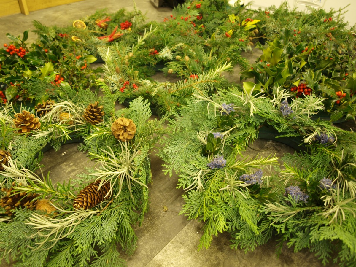 Impress your friends and family this Christmas with a beautiful, hand-made festive wreath.