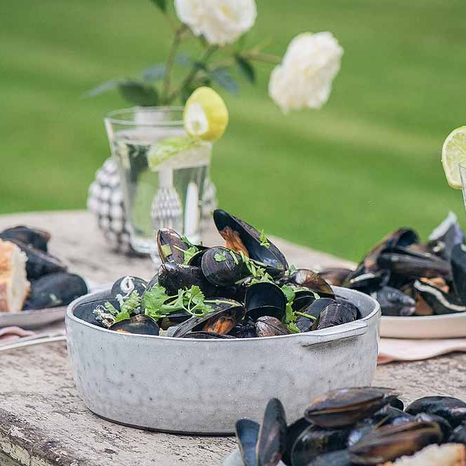 These tasty Hebridean Mussels are delicious!