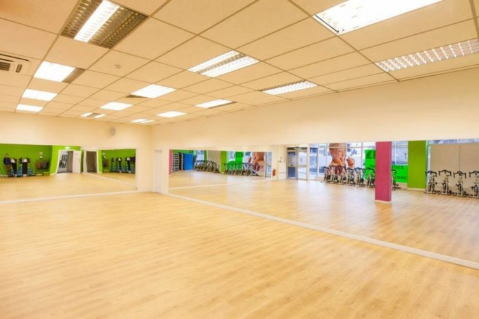 The Fit4less gym in Perth has a great space for fitness classes.