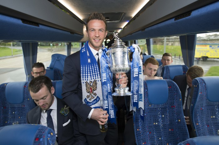 Chris Millar - Holding Scottish Cup