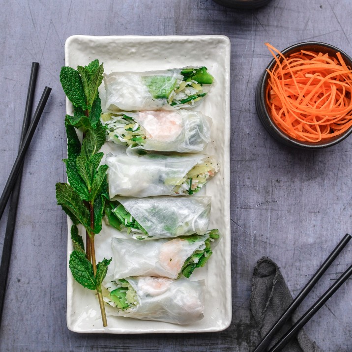 Spring roll and chilli dip recipe