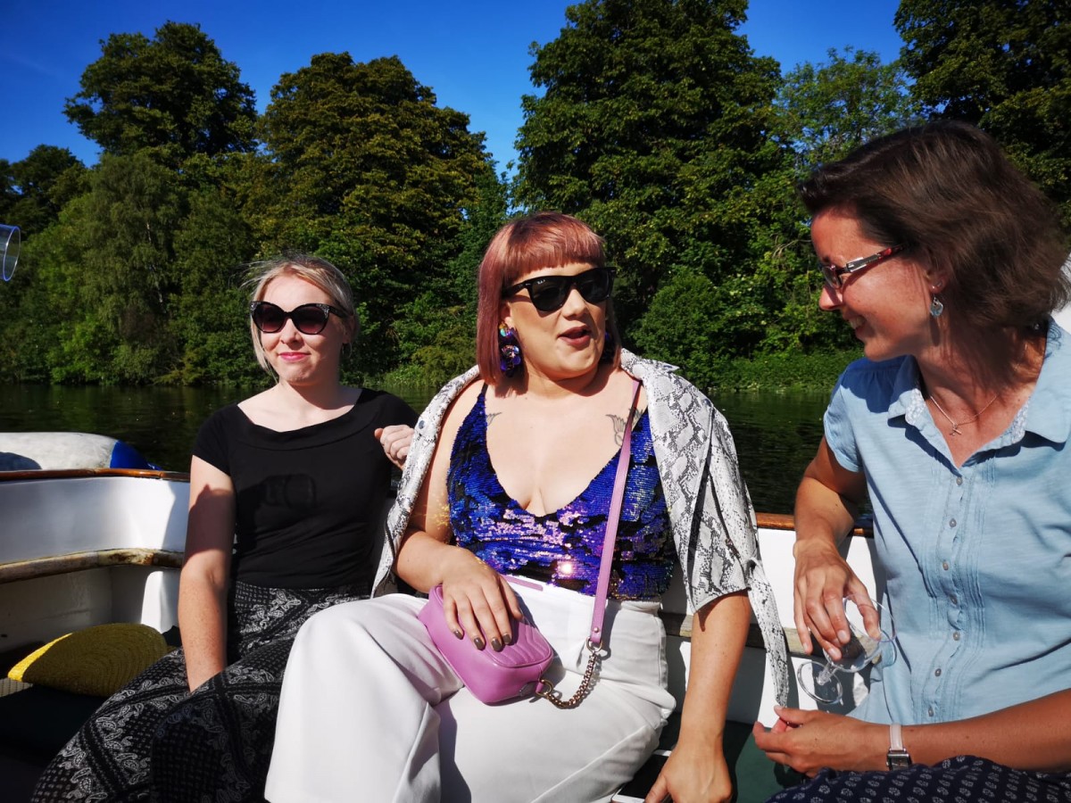 Team Small City discuss this weeks Small City features whilst Boating on Tay