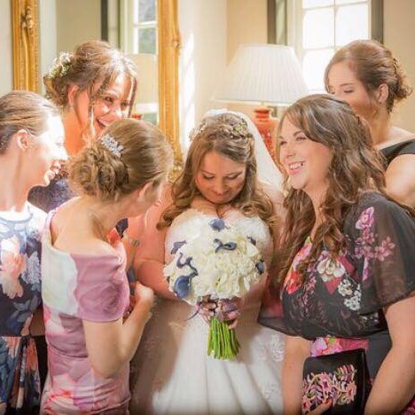 Small City Megan shared this snap of special moments between a bride and her best friends