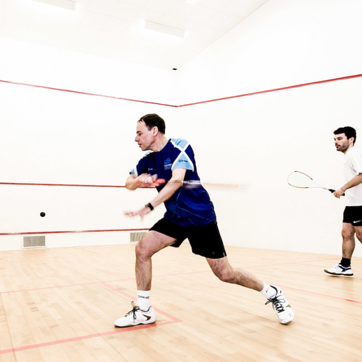 The squash courts at Bells Sports Centre are always very popular.