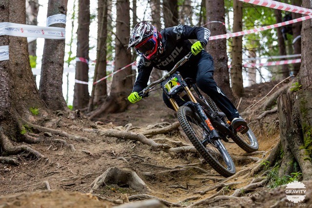 Sam Herd, Perthshire based downhill mountain biker, is one of the Live Active Leisure Talented Athletes