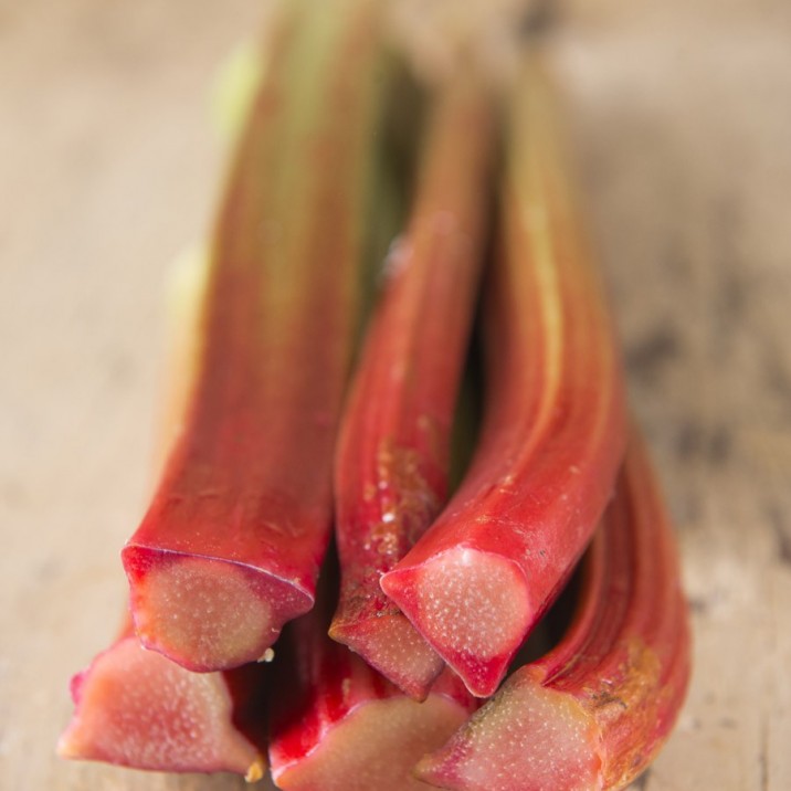 Rhubarb Topsy Turvy Cake