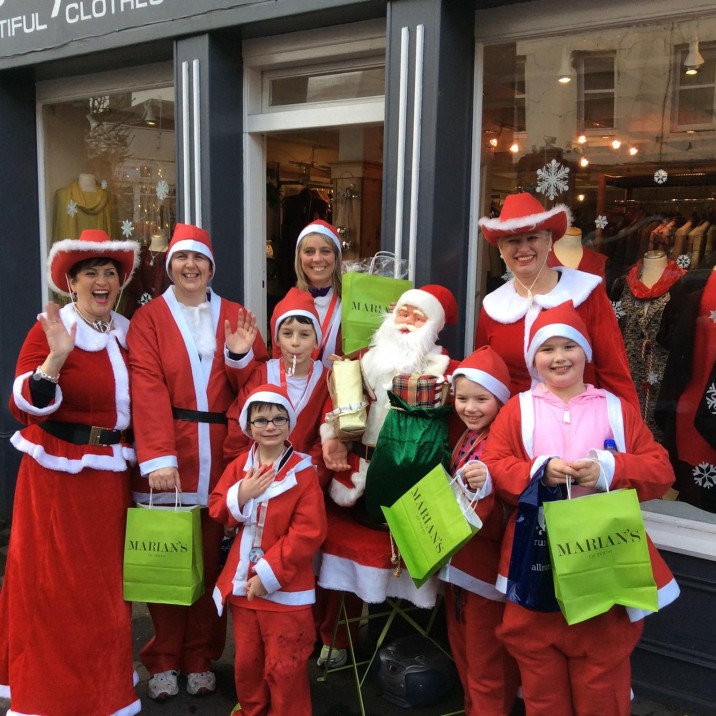 The first 40 Santa's to pop into Marian's each recieved a FREE furry headband worth £10!