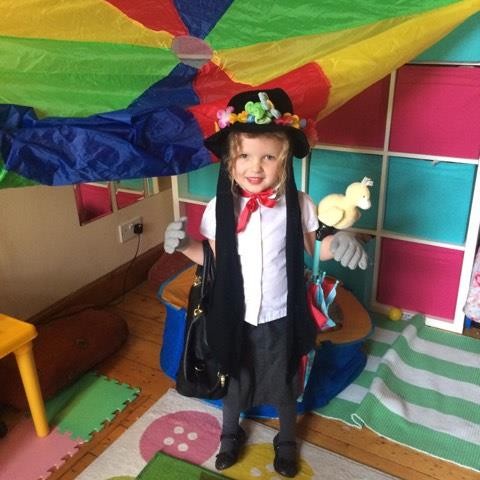 Ruby as the perfect Mary Poppins for World Book day!