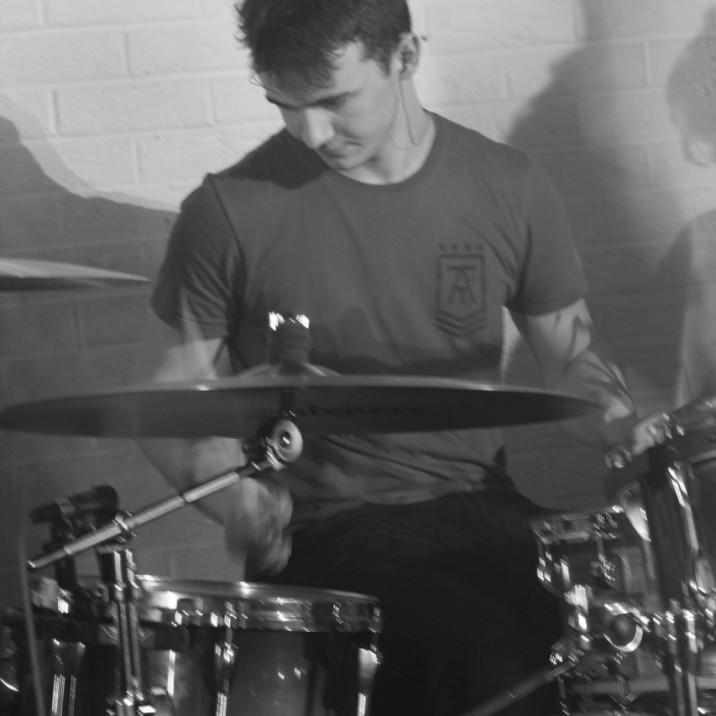Black & White drummer