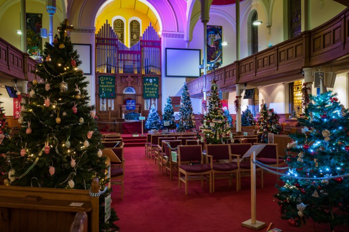 A Christmas tree festival in Perth's North Church to help reflect on the true meaning of Christmas.