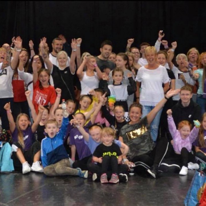 A group shot of all the talented young boys and girls from JGN Dance Studio that took part in the 2018 UDO World Championships.