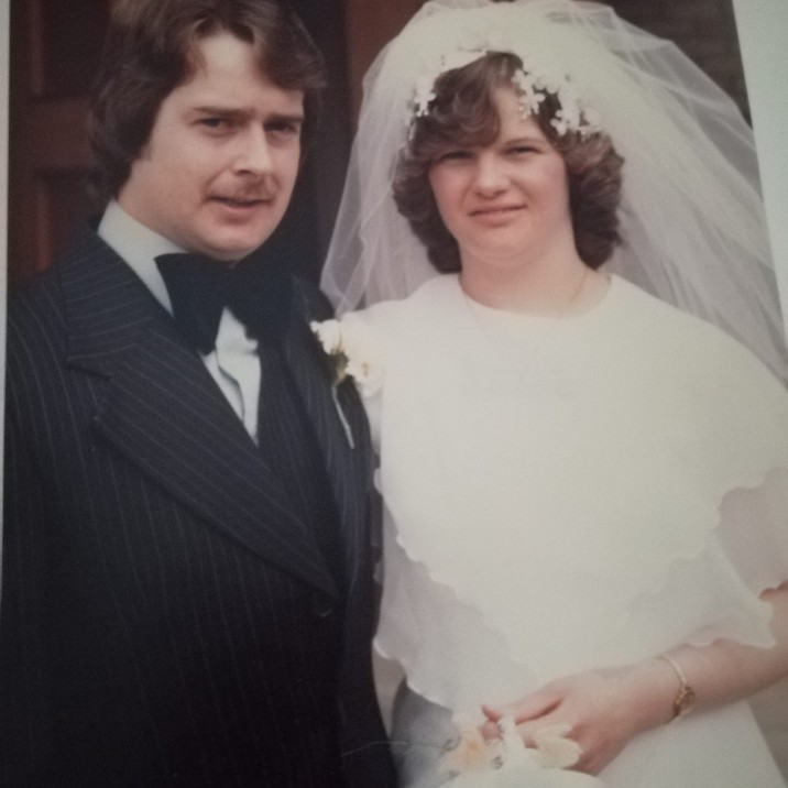 Meet the first couple to ever be married in Moncrieff Church! Pictured are Dave and Elaine Murray in June 1978.
