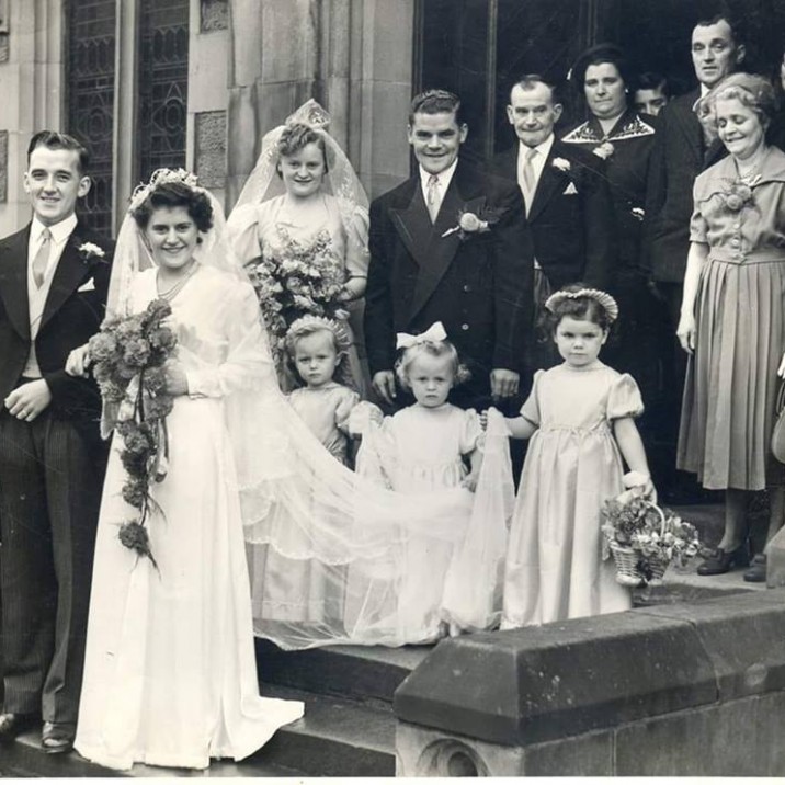 Fred sent us in this pic of his mum and dad, married August 8th 1951!