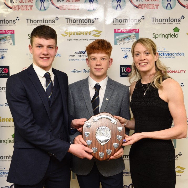 2018 Team of the Year, sponsored by Springfield Properties (Trophy presented by Eilidh Doyle )

Winner - Perth and Kinross County Golf Boys Area Team