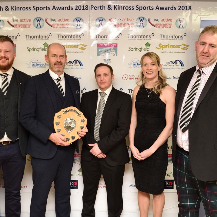 2018 Club of the Year, sponsored by Steve Brown Electrical (Trophy presented by Bobby Munro)

Winner - Perthshire Rugby Football Club