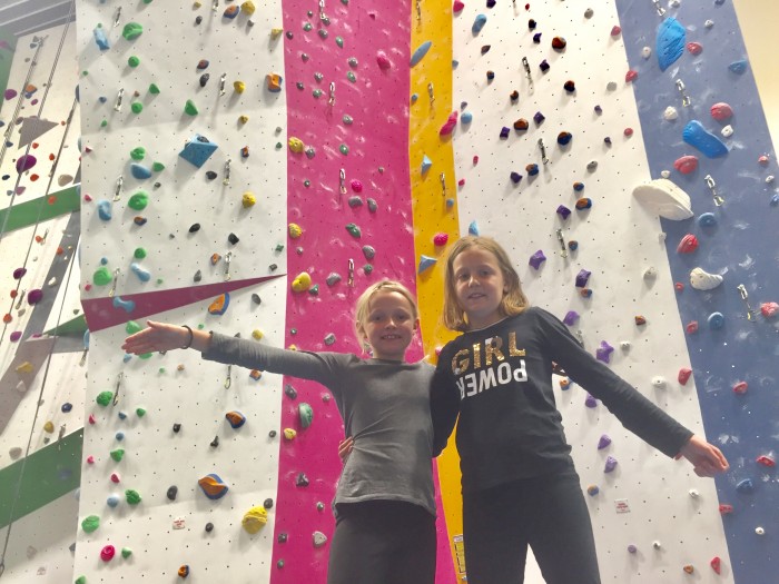 Penny and Eliza loved their climbing taster session at Perth College UHI Climbing Centre.