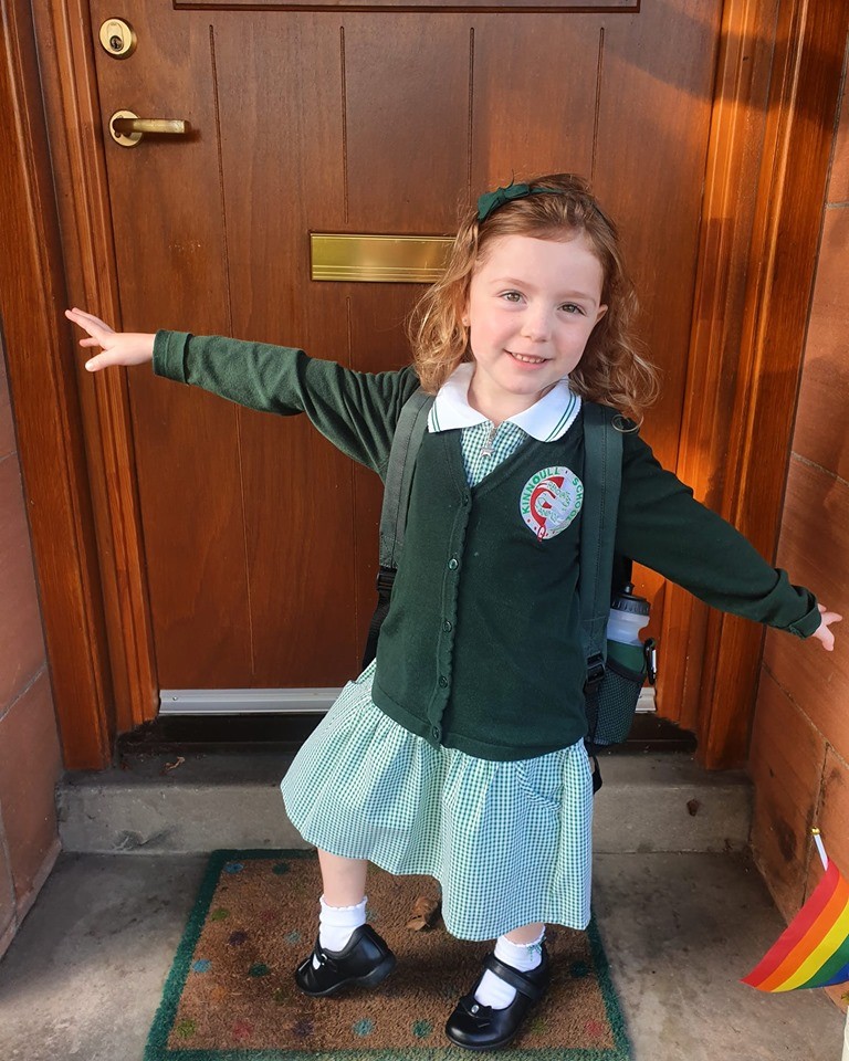 Miss Lily, primary one at Kinnoull