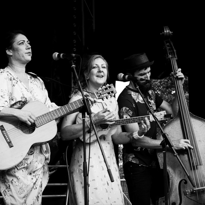 The Sibellas making sweet music on stage at Craigie Hill Music Festival 2019