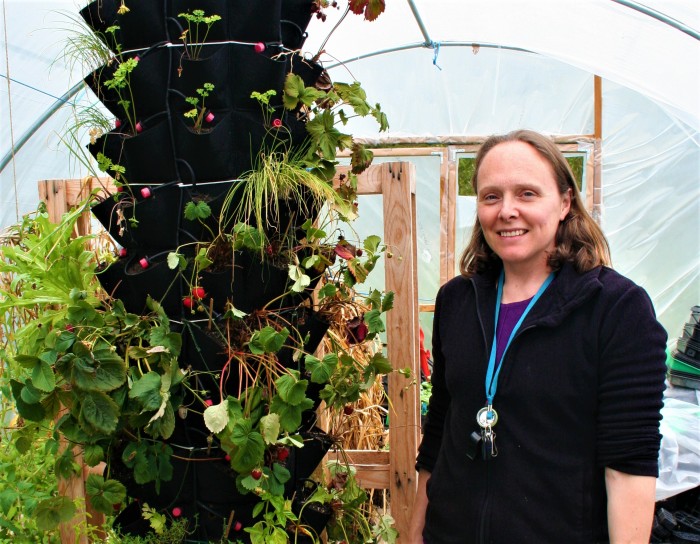 Perth Community Farm has invested in poly tunnels to make the most of their seasonal crop.
