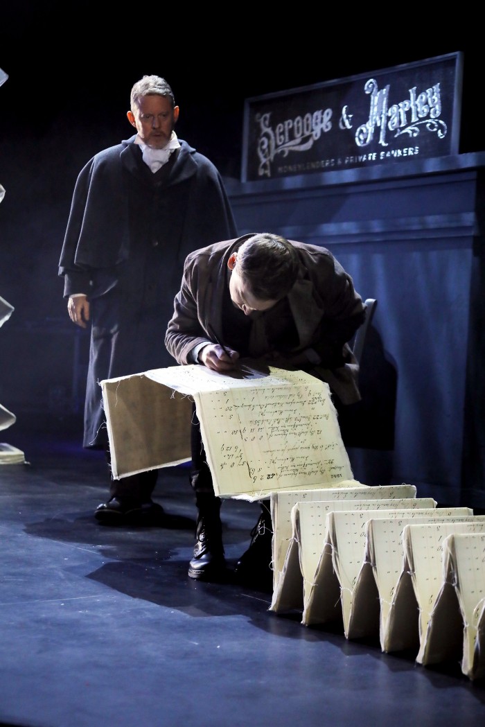 A Christmas Carol Review - Scrooge and Cratchit